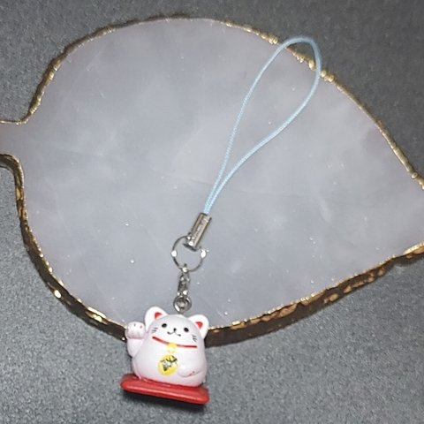 【ハンドメイド】まねきねこ キーホルダー