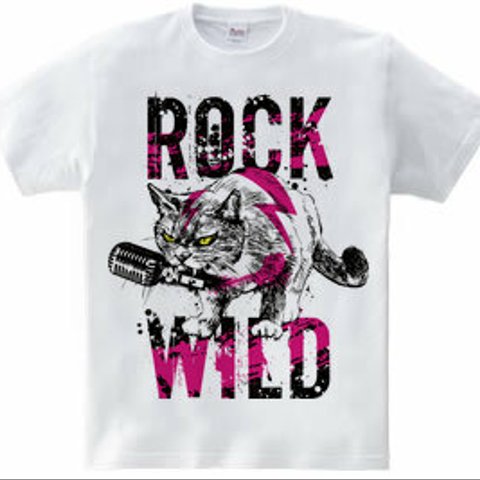 音楽ねこTシャツ「DEVIL ROCK CATS」