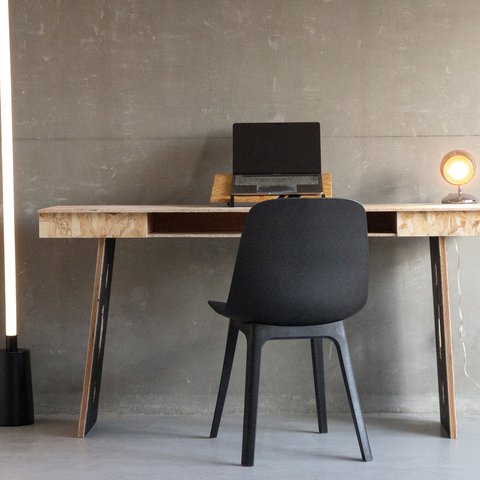 desk "city"1500mm×750mm デスク 机 OSB シンプル リモート　新生活