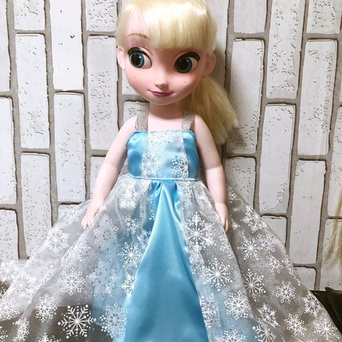 アニメータードール服♥゛雪の結晶ドレス