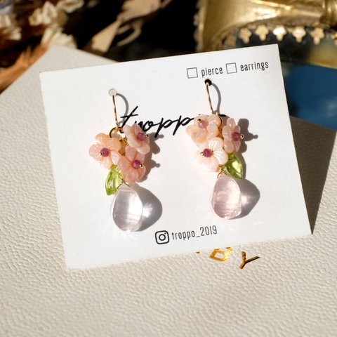 14kgf  cherry blossomsピアス/イヤリング