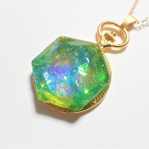 鉱石のネックレス🌼 レジン