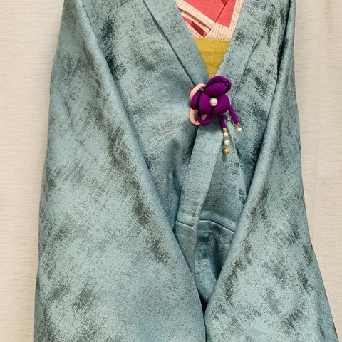  【着物コート】モモンガコート　寒い日にさっと羽織れる優れもの（万能な着回しアイテムです）　人気のくすみカラー
