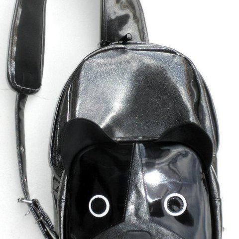 【送料無料】コーギーのリュック かわいい 軽量  レディース メンズ 犬顔 エナメル お散歩バッグ