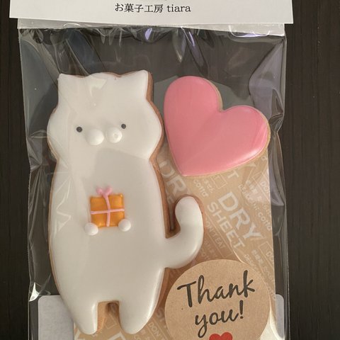 thank you白猫クッキー