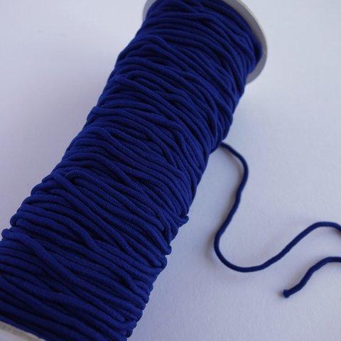 安心の日本製マスクゴム（丸ゴムタイプ）紺色
