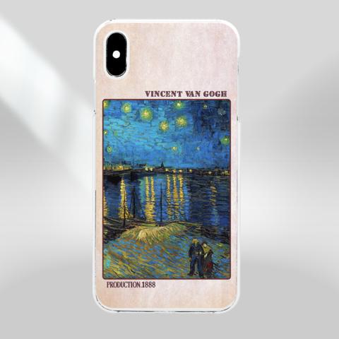 ゴッホ『ローヌ川の星月夜』スマホケース 《Android/iPhone》