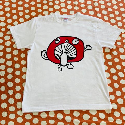 きのこTシャツ◆単独でか覆面茸