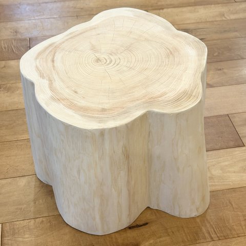 Hinoki Wood Stool No.589