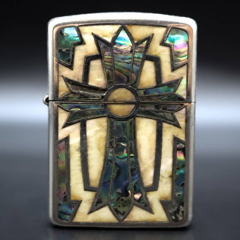 ZIPPO / 螺鈿 / クロス / 十字架 / ライター / ヴィンテージ / オイルライター / 煙草 / 喫煙具 / ビンテージ / ジッポ