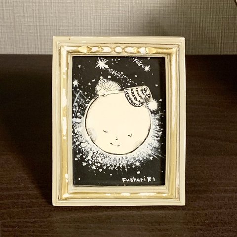 原画「お月さまとおやすみ」no.1