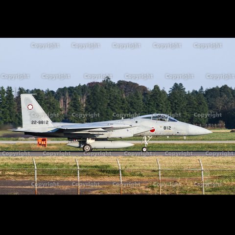 ★飛行機画像 No,H-0017「航空自衛隊　F-15戦闘機イーグル」JPEGデータ★