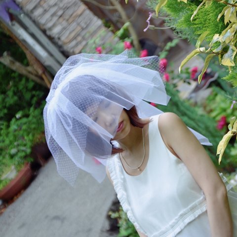 ウェディングショートベール  wedding short veil