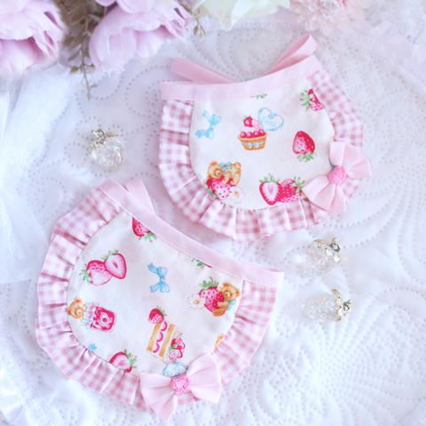 いちごbearのbabyスタイ ♡ pink【Msize】