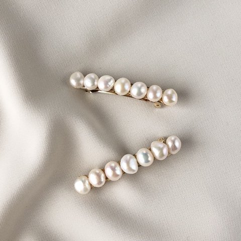 〜Baroque pearl valletta〜　大粒バロック真珠のミニバレッタ