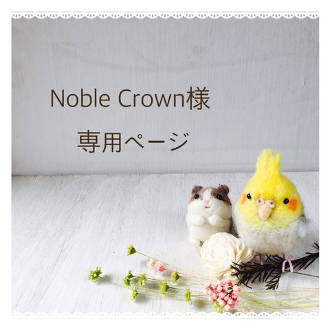 Noble Crown様 専用ページ