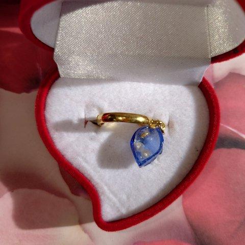 sapphire petal gold ring 3