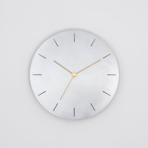 【有料オプション】壁掛け時計−タイプ2   しるし入れサービス　minimal wall clock <DISK-type2>