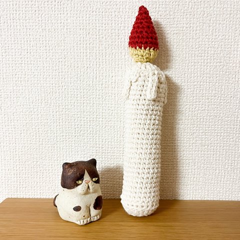 crochet candle  🕯️/ キャンドル あみぐるみ