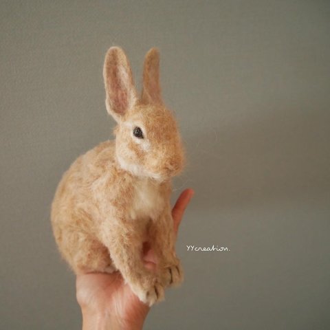 羊毛フェルトうさぎ・うちの子オーダーぬいぐるみ