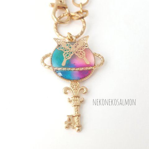 galaxy colorful butterfly✩bag charm