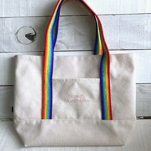 No,rain No,rainbowのトートバッグ