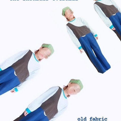 OldFabricワンショルダーサロペット