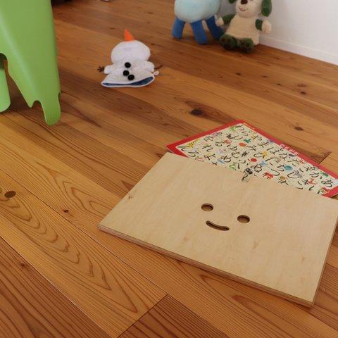 お子さま用パズルケース、板パズルケース、クリアー塗装品