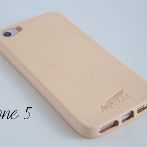 iPhone5・5s/SE　一枚革スマホカバー