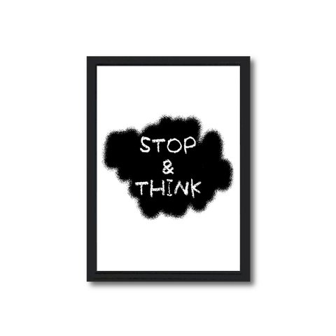 ポスター【STOP＆THINK】