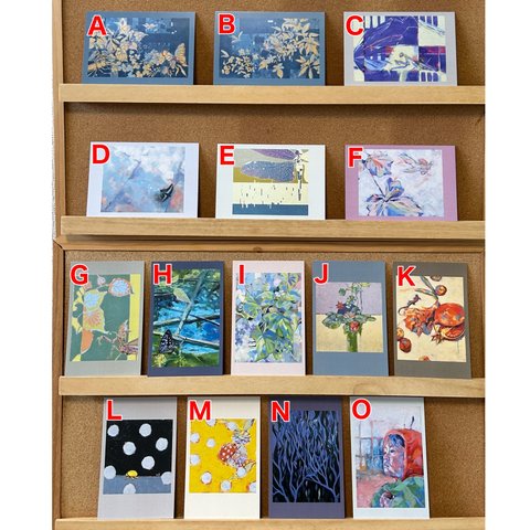 「選べる5枚セット」第10回個展展示作品ポストカード