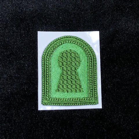 ★刺繍シール／ステッカー★前方後円墳　古墳　小