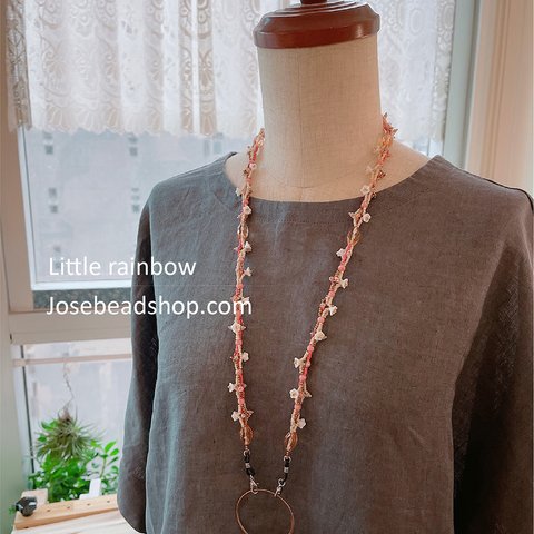 Little rainbow necklace for glassses hanging <16th anniversary kit 2021>