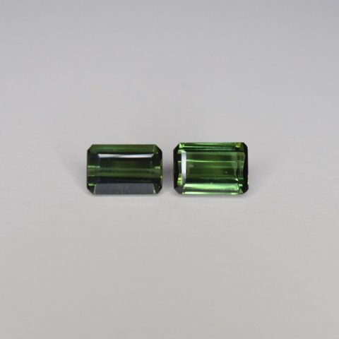 2pcs 計1.3ct グリーントルマリン ルース