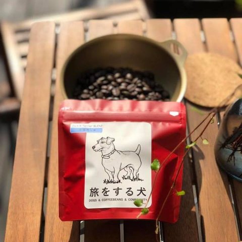【中深煎り　珈琲豆】ジャックラッセルテリア　ブレンド　コーヒー