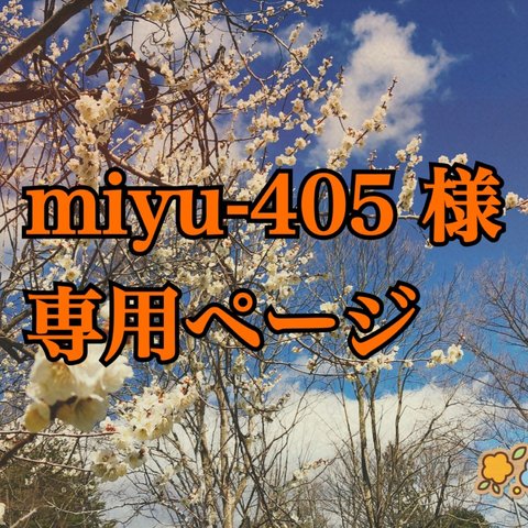 miyu-405 様専用ページ