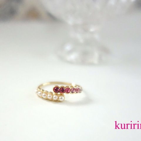 Cute! Pink bijour  ring