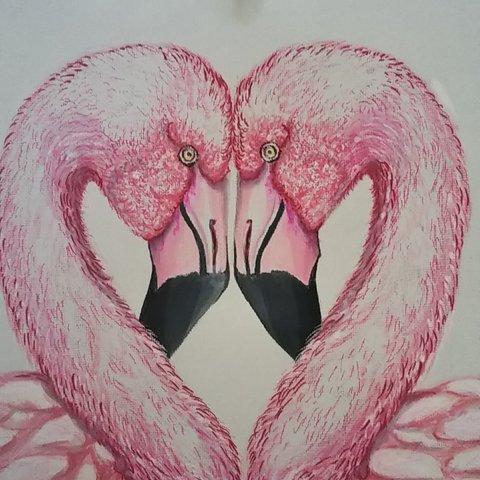 Hawaii   Heart    Flamingo   B4