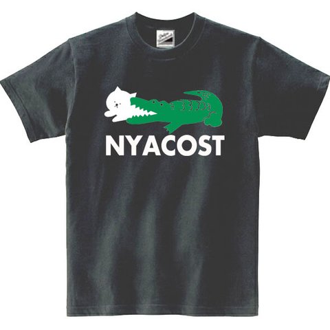 【パロディ/半袖】NYACOSTニャコステTシャツ 面白い おもしろ プレゼント