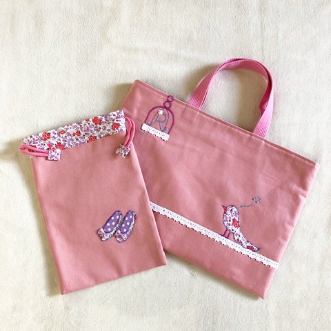 ♡オーダー品♡レッスンバッグ＆靴袋