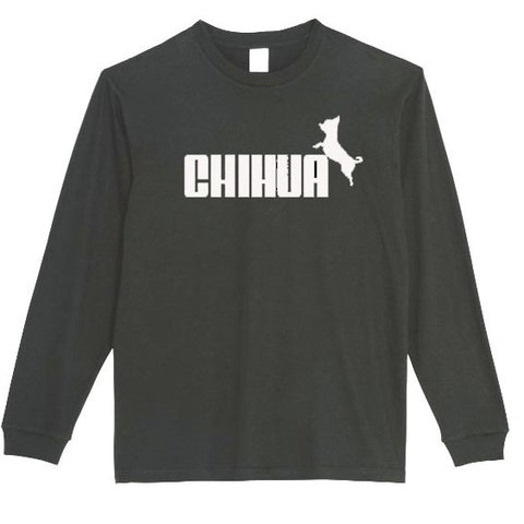 【パロディ/5.6ozロンT】CHIHUA ロングTシャツ 面白い おもしろ プレゼント 