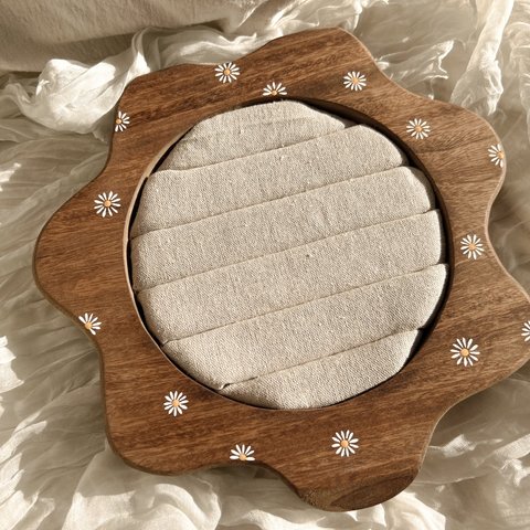 daisy accessory tray(brown)