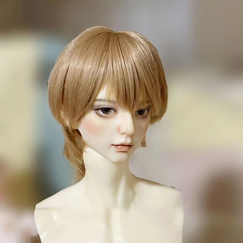 BJD 1/3 1/4  1/6人形 ドール用ウィッグ カツラ 耐熱 ハンドメイドzxww-400