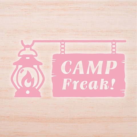 CAMPステッカー 【CAMP Freak!】 キャンプステッカー / アウトドア OUTDOOR