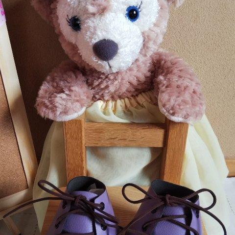 ダッフィー・シェリーメイの靴（紫）