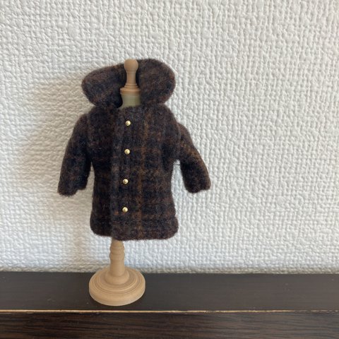 オビツ11 woolのコート　brown
