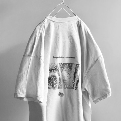 【送料無料】ヴィンテージライク半袖Tシャツ / HOUSE / ホワイト