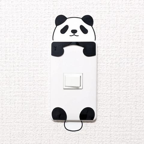 ぱんだ ゆるゆるきょとん スイッチステッカー Panda Sticker