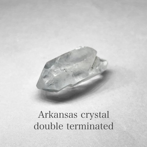 Arkansas double terminated：ET / アーカンソー産水晶ダブルターミネーテッド D：エクストラ・テレストリアル