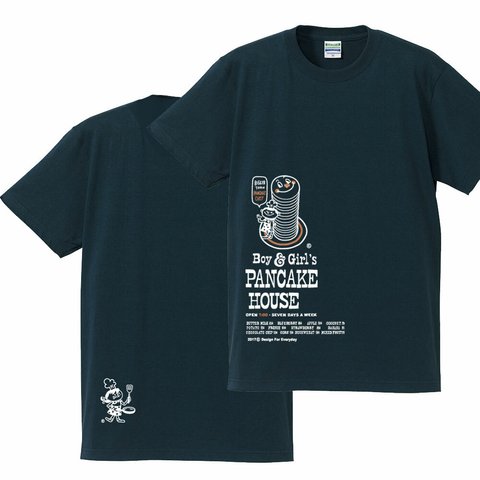 【再販】Boy & Girl's　パンケーキ　150.160（女性M.L）S〜XL　Tシャツ　【受注生産品】